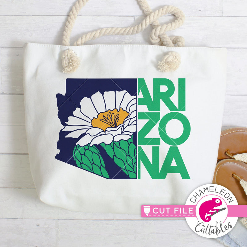 Arizona state flower saguaro blossom svg png dxf eps jpeg SVG DXF PNG Cutting File