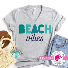 Beach vibes svg png dxf eps jpeg SVG DXF PNG Cutting File