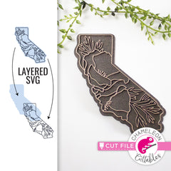 California state flower SVG for Glowforge svg png dxf eps jpeg SVG DXF PNG Cutting File