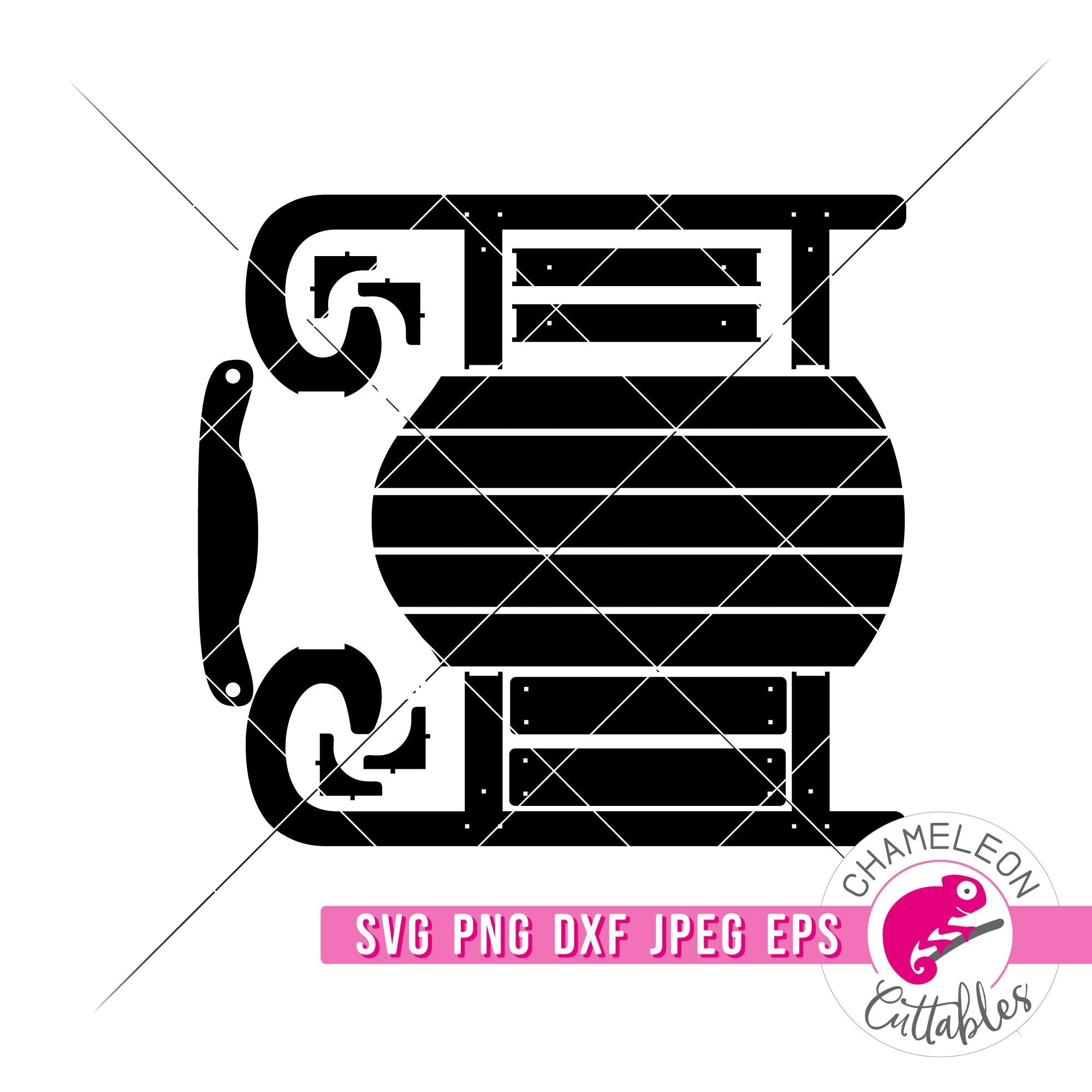 sledge clipart black and white sun