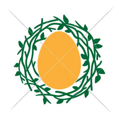 Easter Nest For Monogram Svg Png Dxf Eps Svg Dxf Png Cutting File