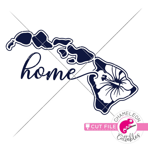 Hawaiian Flower SVG, Hibiscus Flower SVG, PNG, DXF, EPS, Cut Files For  Cricut And Silhouette