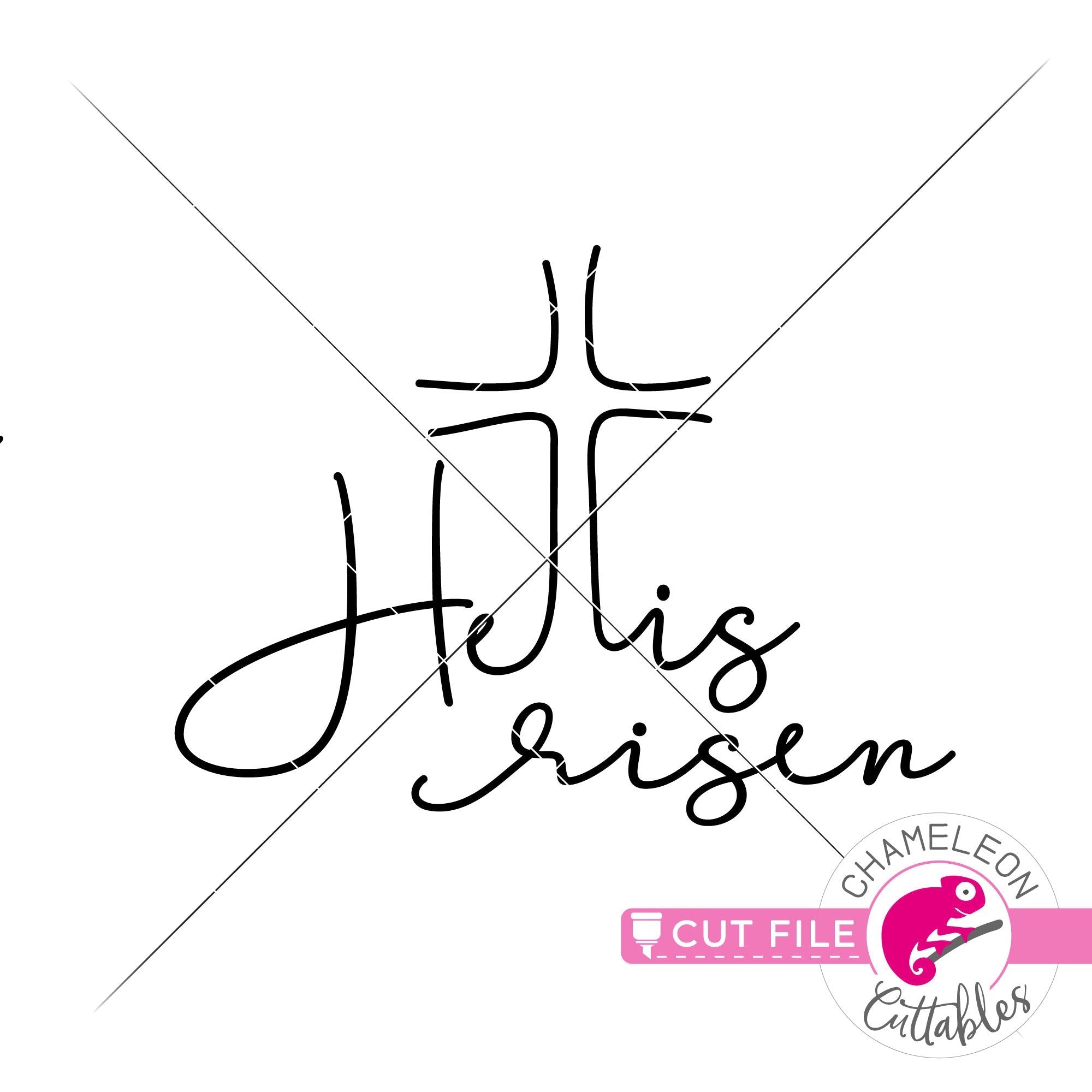 he is risen black and white clipart
