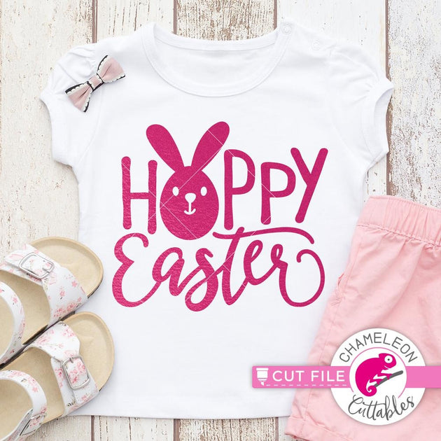 Hoppy Easter svg png dxf eps Chameleon Cuttables LLC | Chameleon ...