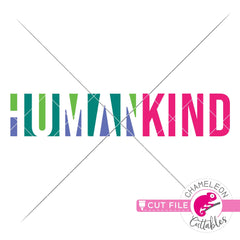 Human kind horizontal svg png dxf eps jpeg SVG DXF PNG Cutting File