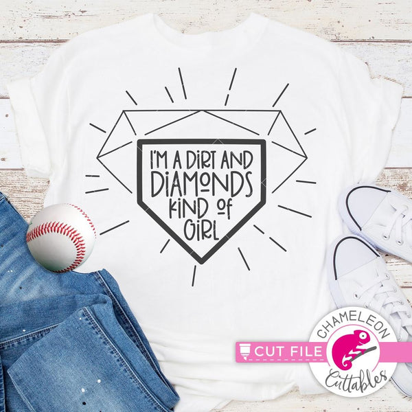 Dirt and diamonds SVG, Baseball SVG, PNG, DXF diy baseball shirt