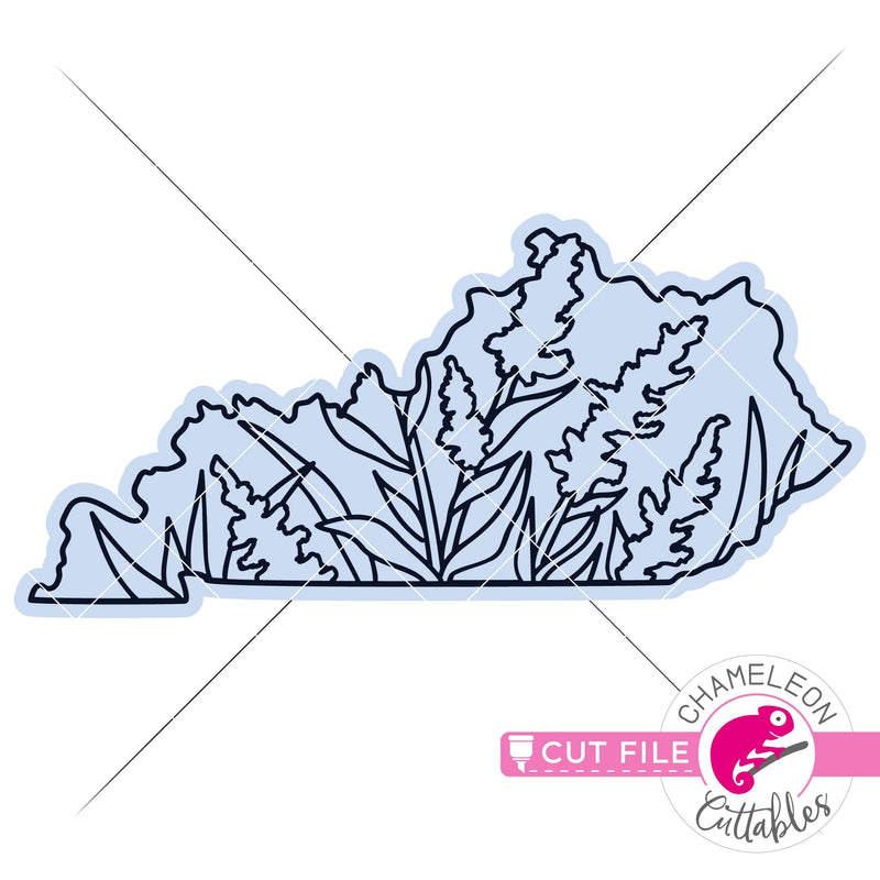 Kentucky state flower SVG png dxf eps jpeg SVG DXF PNG Cutting File