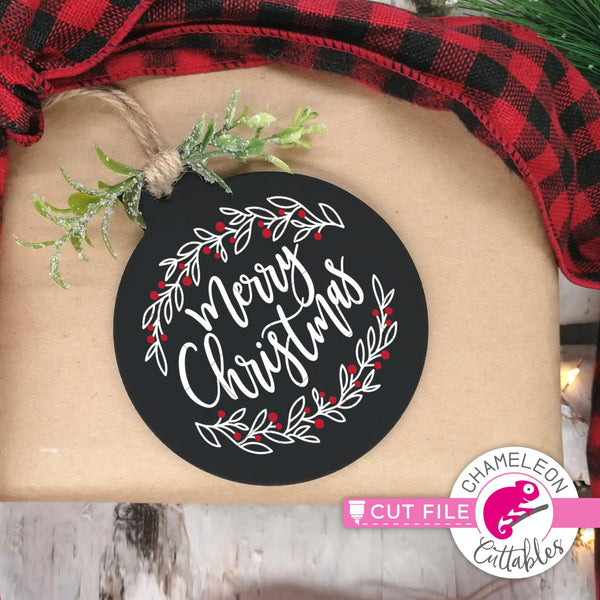 Print and Cut Cute Christmas Animal Stickers PNG Chameleon Cuttables LLC
