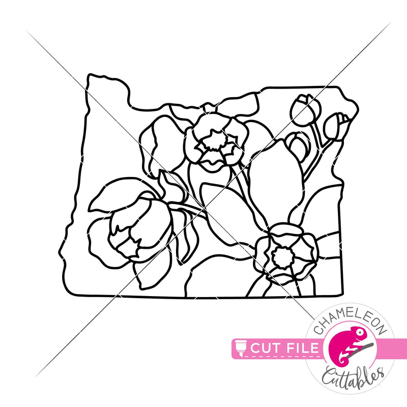 Oregon state flower Oregon Grape svg png dxf eps jpeg SVG DXF PNG Cutting File