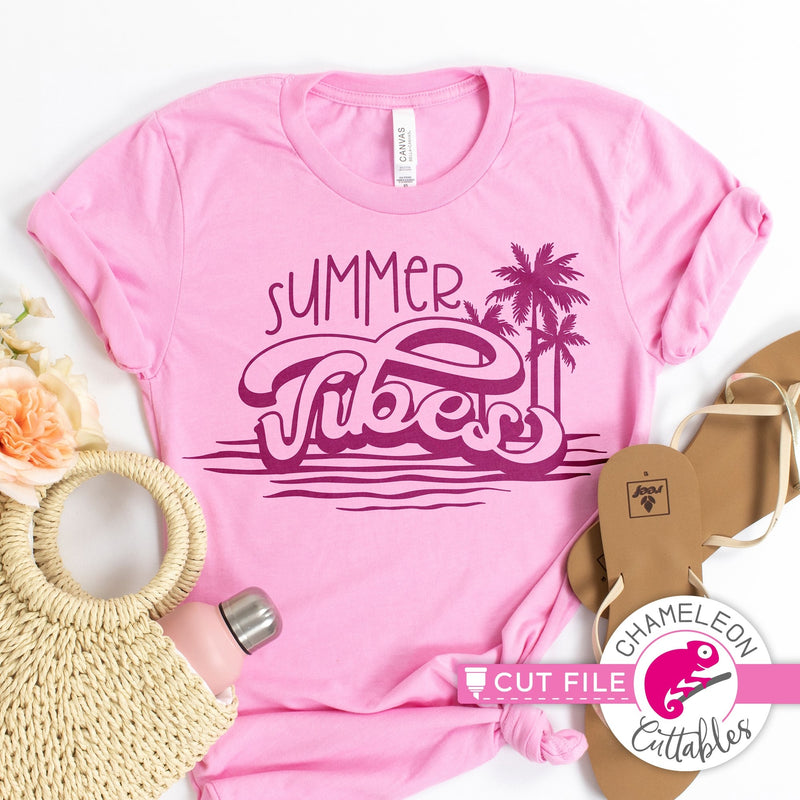 Summer vibes retro beach svg png dxf eps jpeg SVG DXF PNG Cutting File